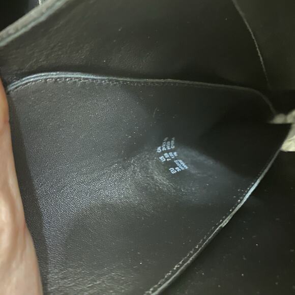 Stuart Weitzman McKenzee Tall Lace Up Combat Ankle Boots Black Size 7.5 - Picture 7 of 11